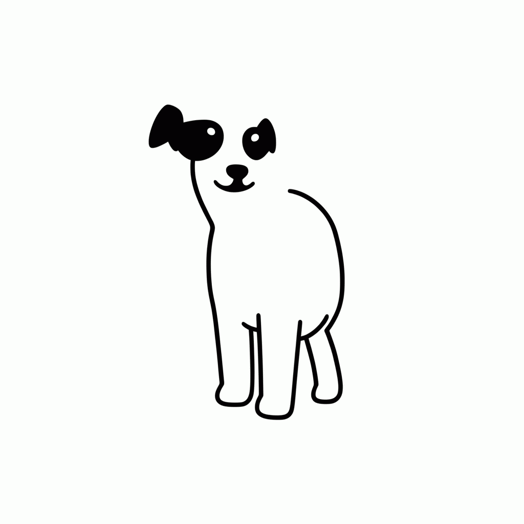 Desenho de Idefix Cachorrinho para colorir e imprimir grátis em folha A4