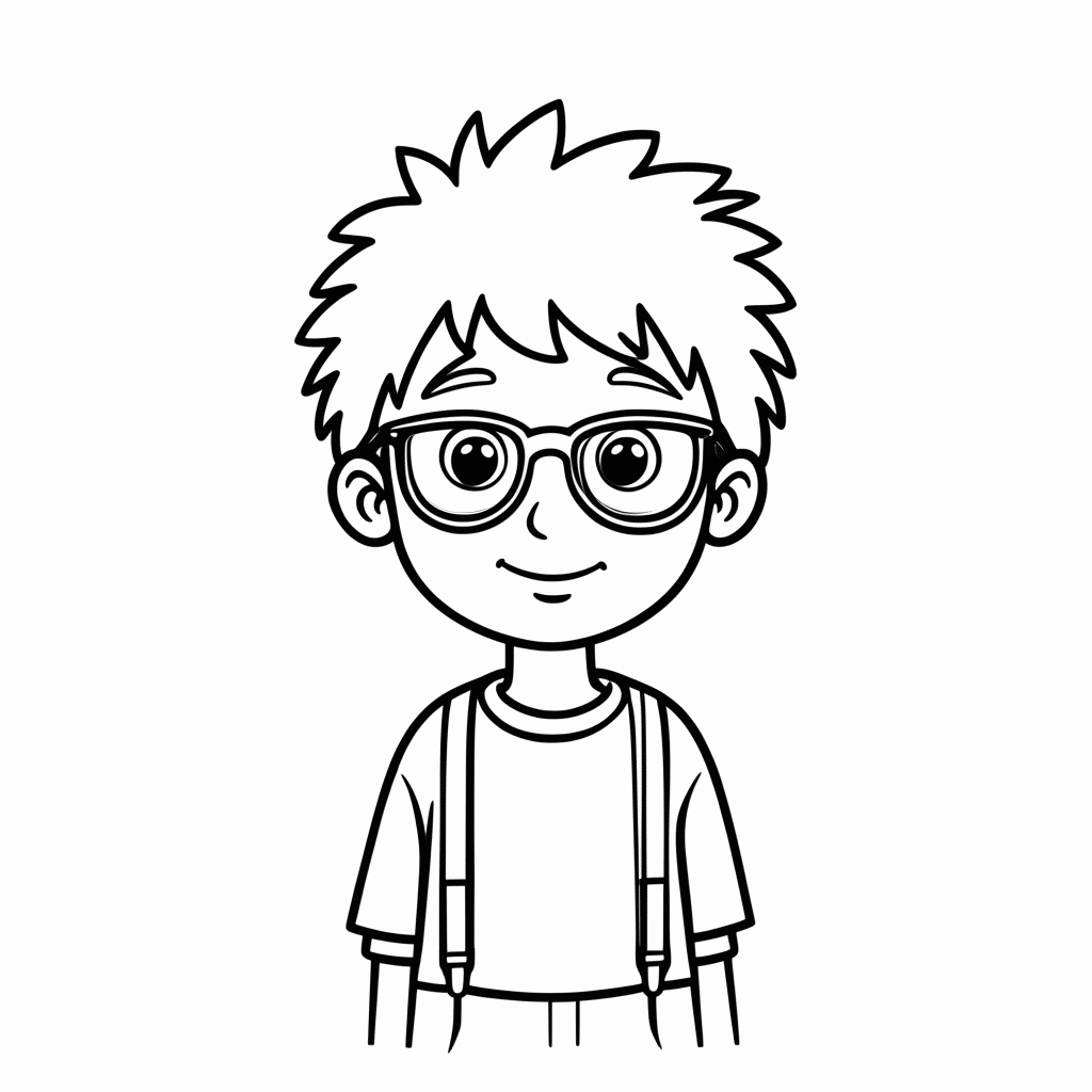 Desenho de Fregley Vizinho para colorir e imprimir grátis em folha A4