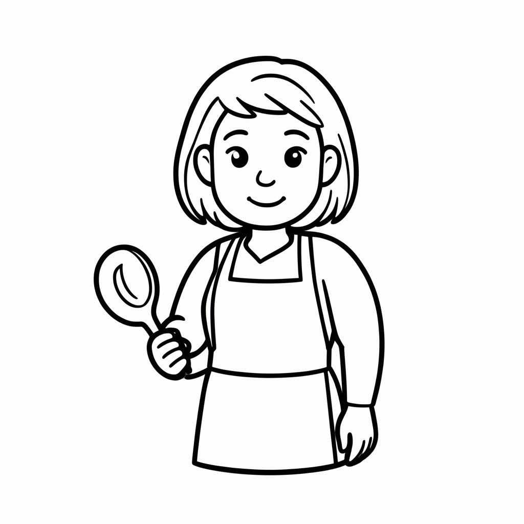 Desenho de Susan Mae Do Greg para colorir e imprimir grátis em folha A4