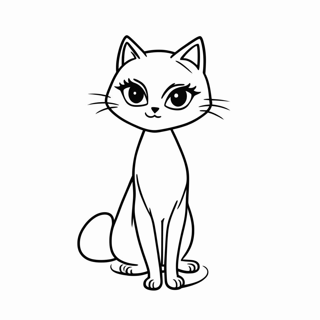 Desenho de Arlene Namorada para colorir e imprimir grátis em folha A4