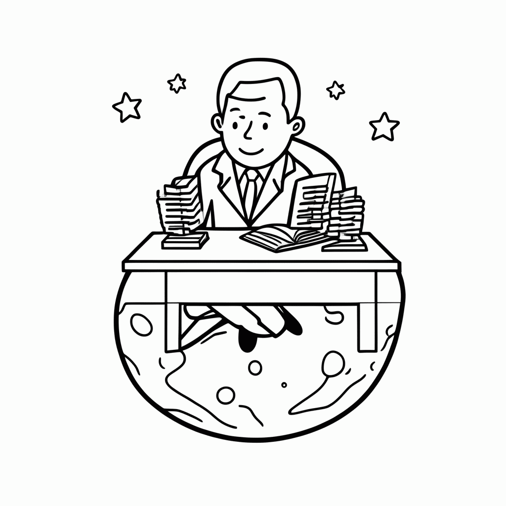 Desenho de Homem De Negocios para colorir e imprimir grátis em folha A4