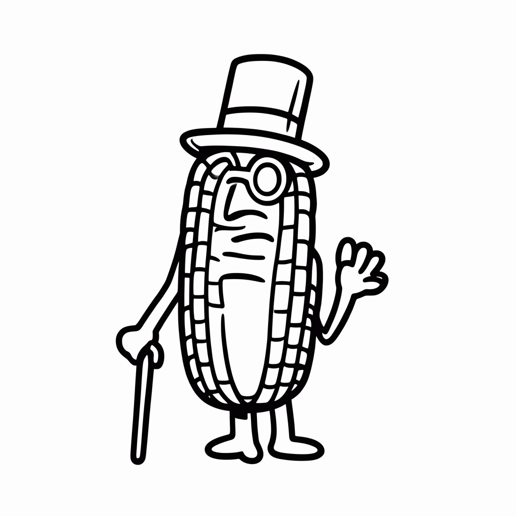 Desenho de Visconde De Sabugosa para colorir e imprimir grátis em folha A4