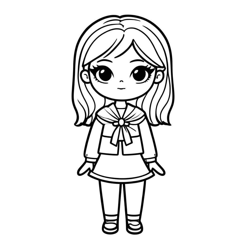 Desenho de Lol Omg Fashion para colorir e imprimir grátis em folha A4