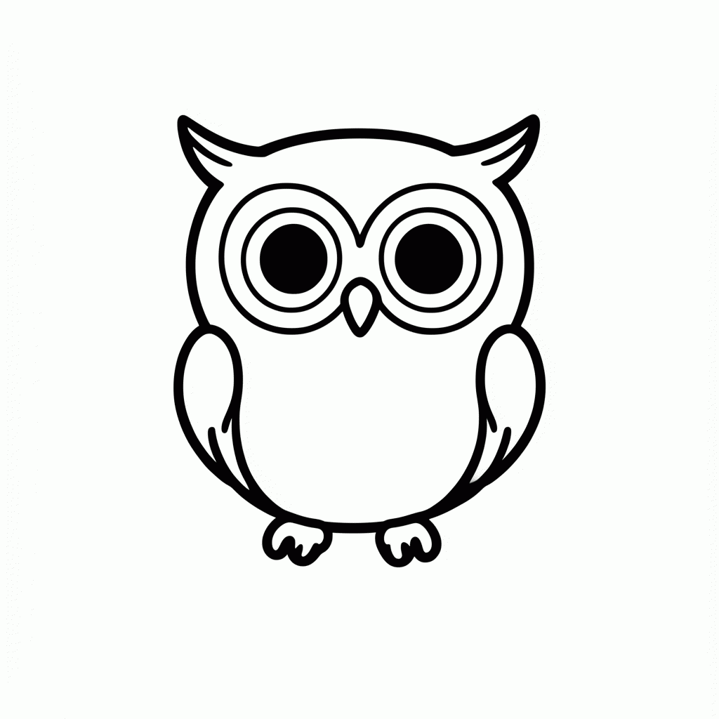 Desenho de Lol Pet Coruja para colorir e imprimir grátis em folha A4