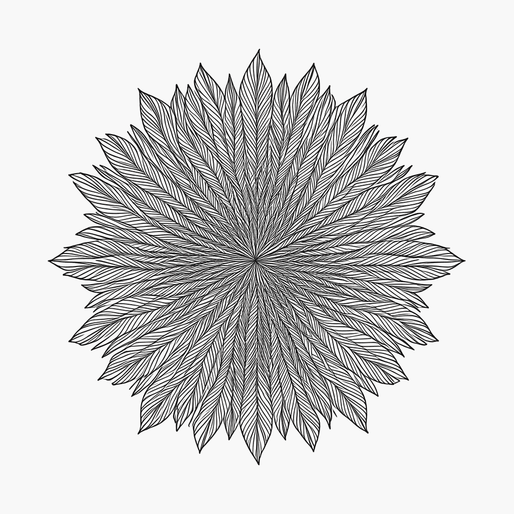 Desenho de Mandala Antiestresse Nível 36 para colorir e imprimir grátis em folha A4