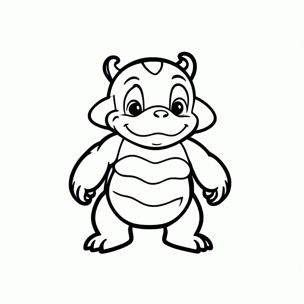Desenho de Bowser Jr Bebe para colorir e imprimir grátis em folha A4