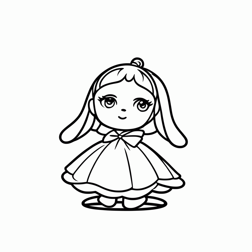 Desenho de Princesa Daisy para colorir e imprimir grátis em folha A4