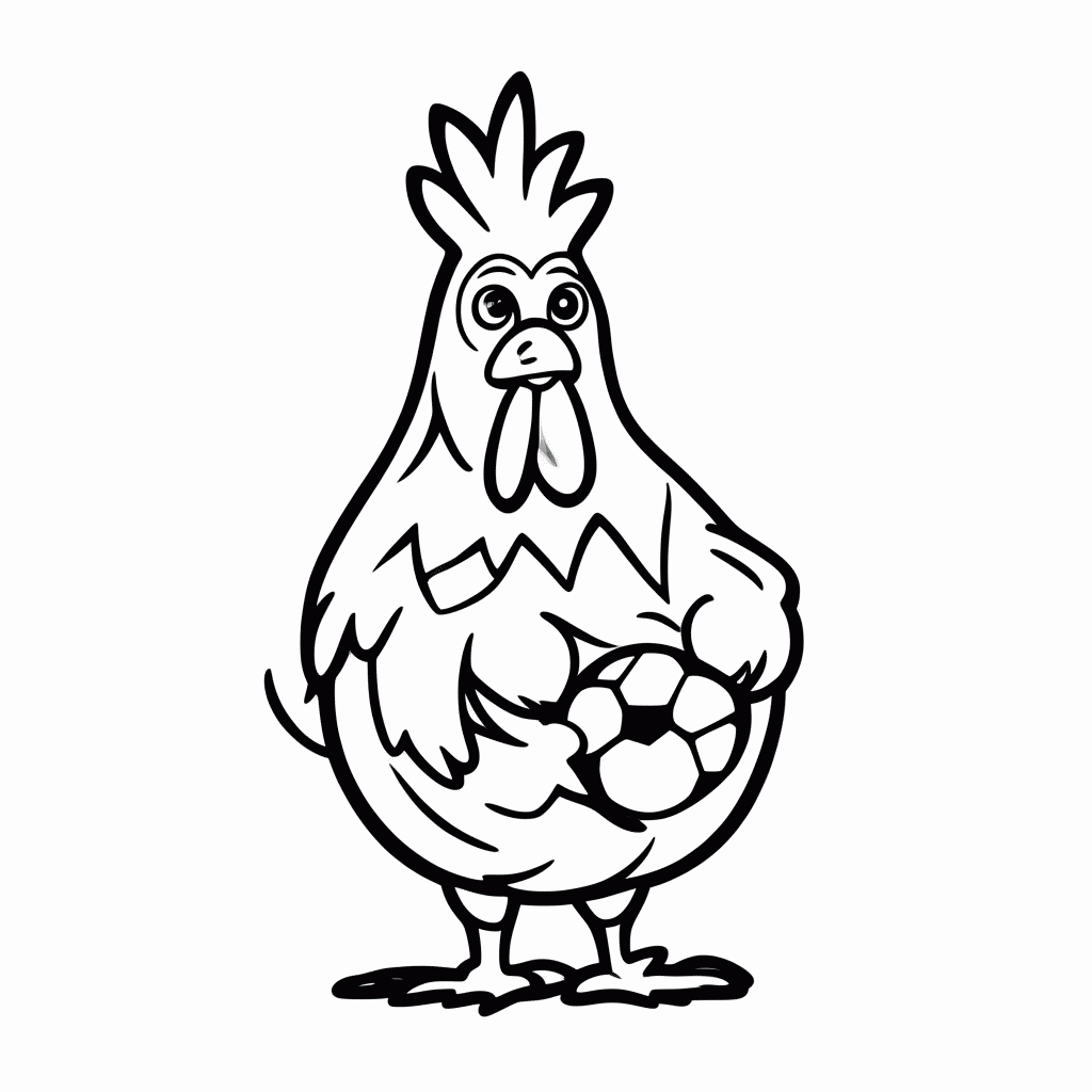 Desenho de Footix (Copa 1998) para colorir e imprimir grátis em folha A4