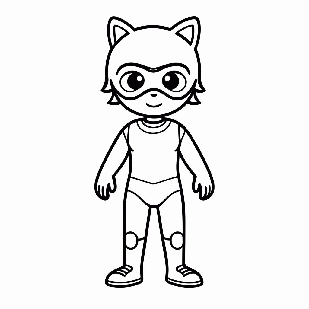 Desenho de Marinette Vestida Normal para colorir e imprimir grátis em folha A4