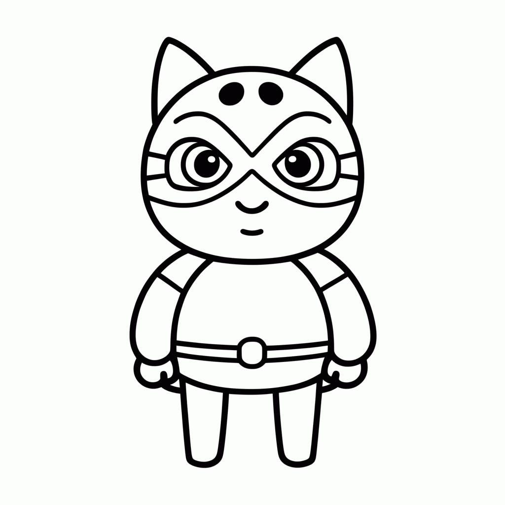 Desenho de Tikki Kwami Vermelho para colorir e imprimir grátis em folha A4