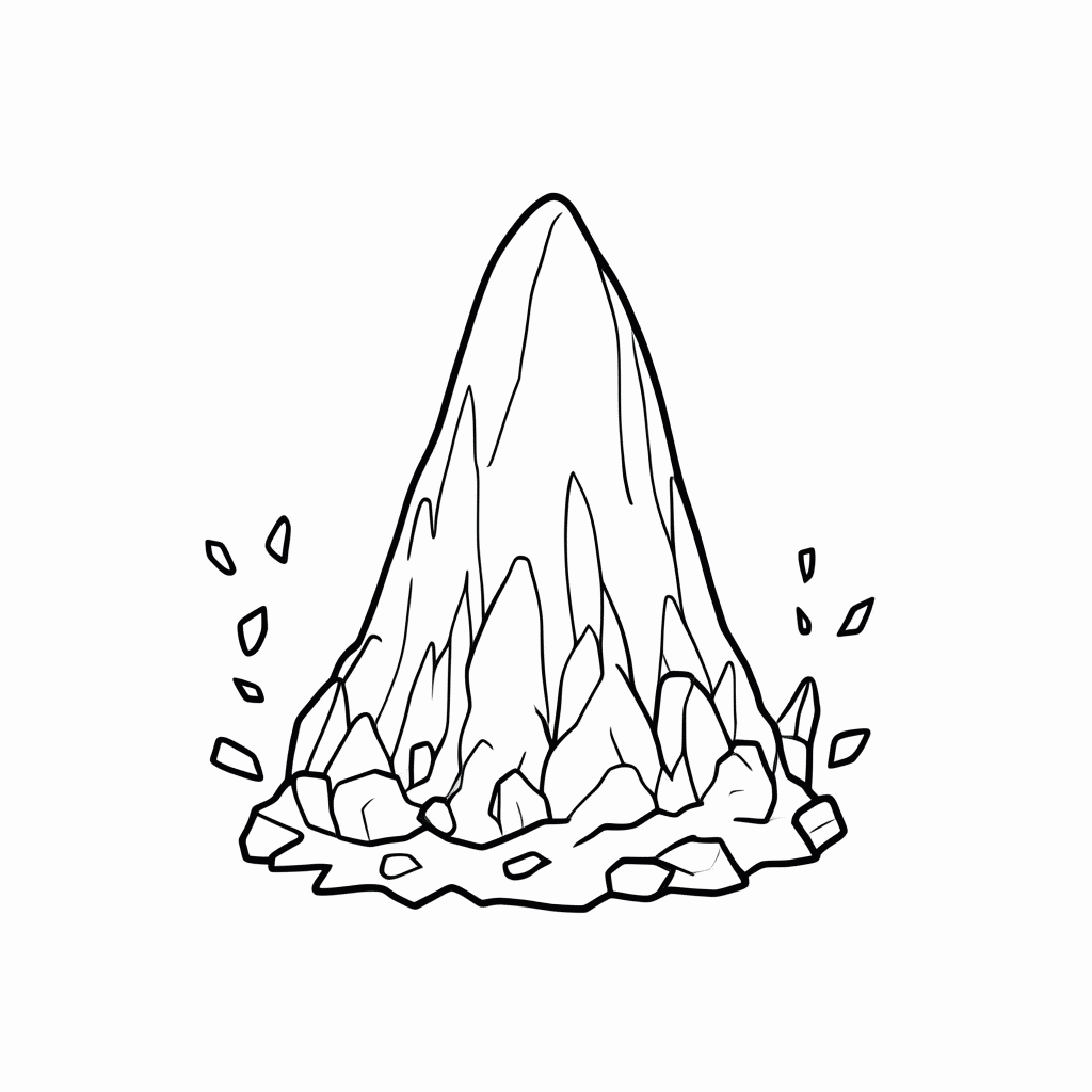 Desenho de Gigante de Gelo para colorir e imprimir grátis em folha A4