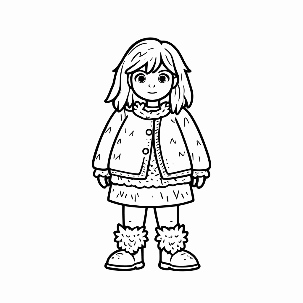 Desenho de Abbey Bominable para colorir e imprimir grátis em folha A4