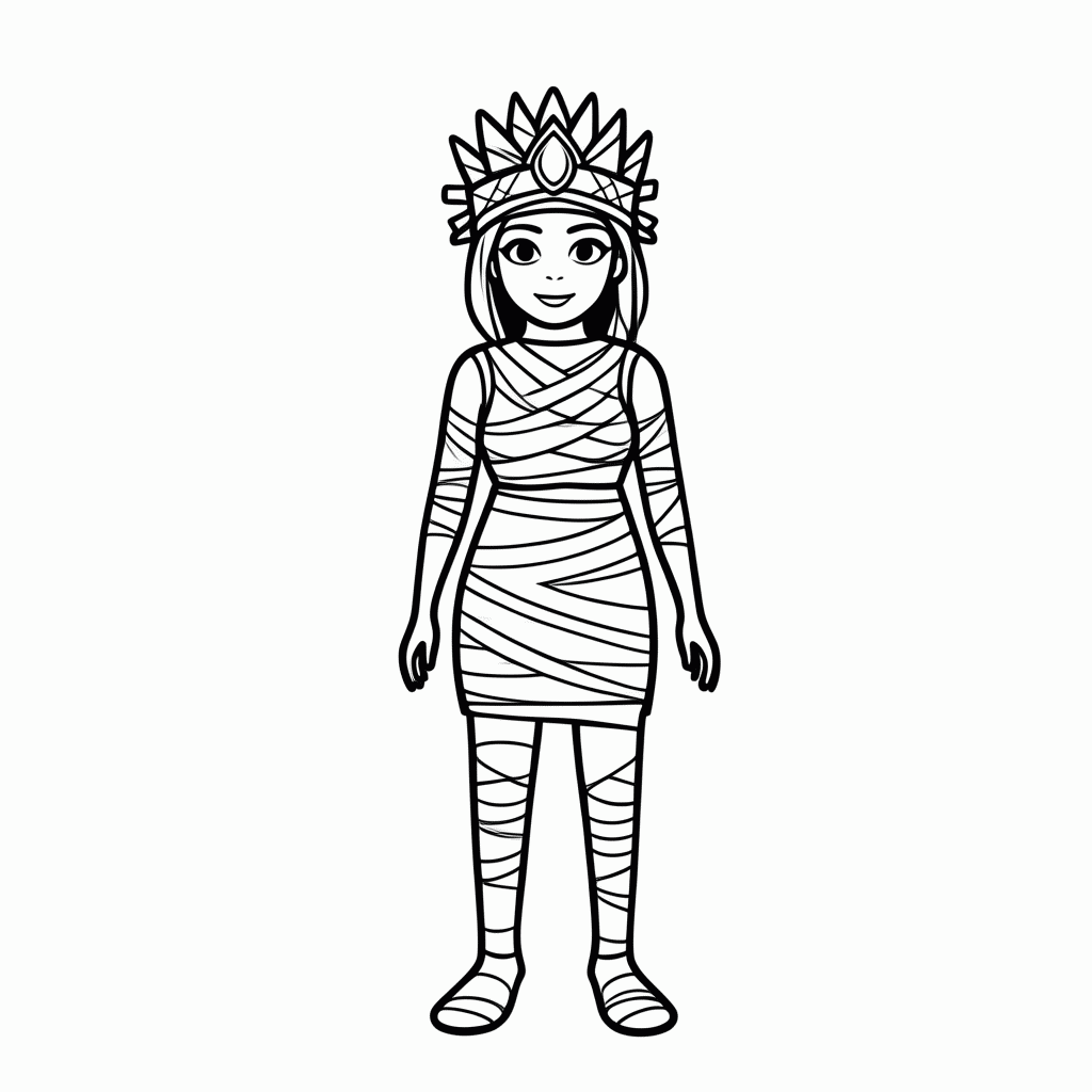 Desenho de Cleo De Nile para colorir e imprimir grátis em folha A4