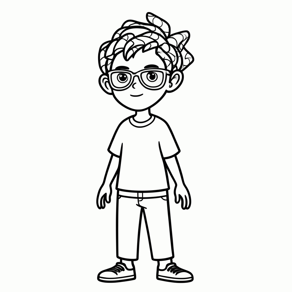 Desenho de Deuce Gorgon para colorir e imprimir grátis em folha A4