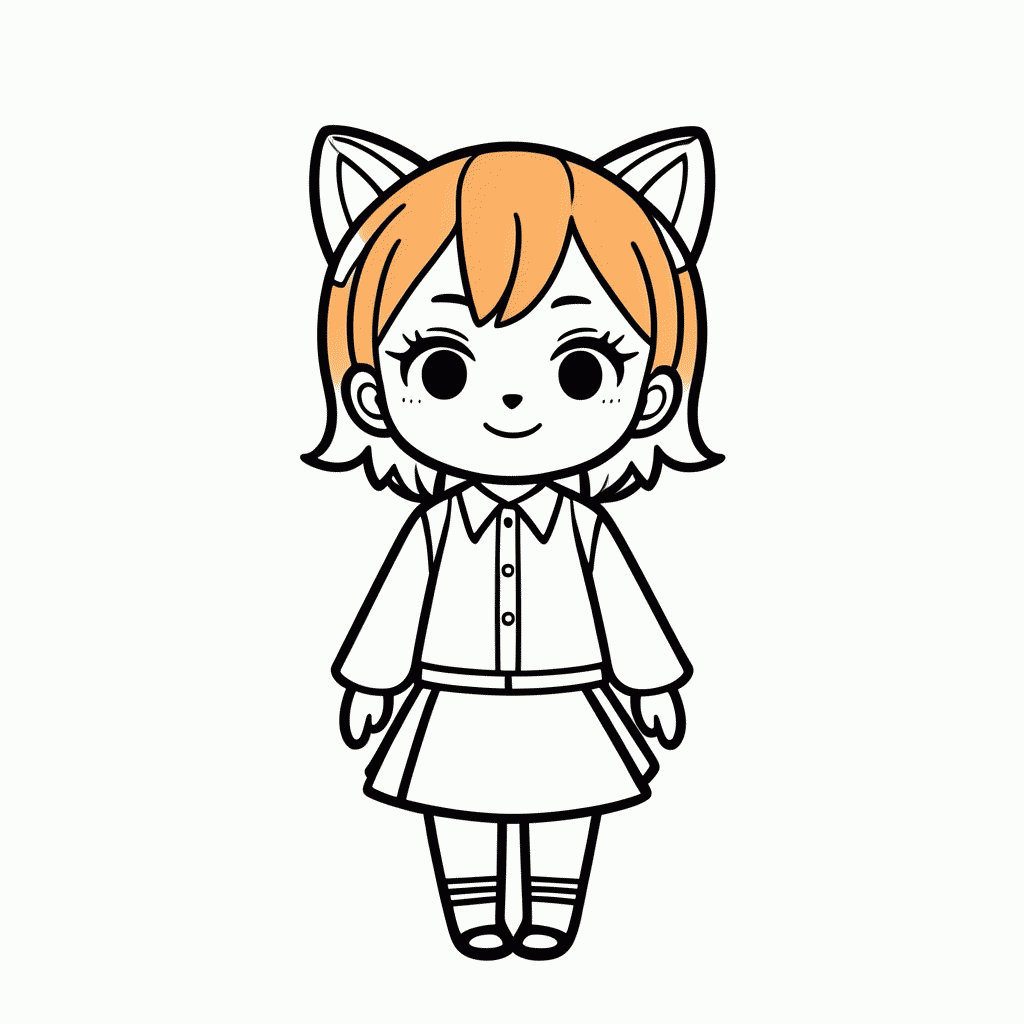Desenho de Toralei Stripe para colorir e imprimir grátis em folha A4