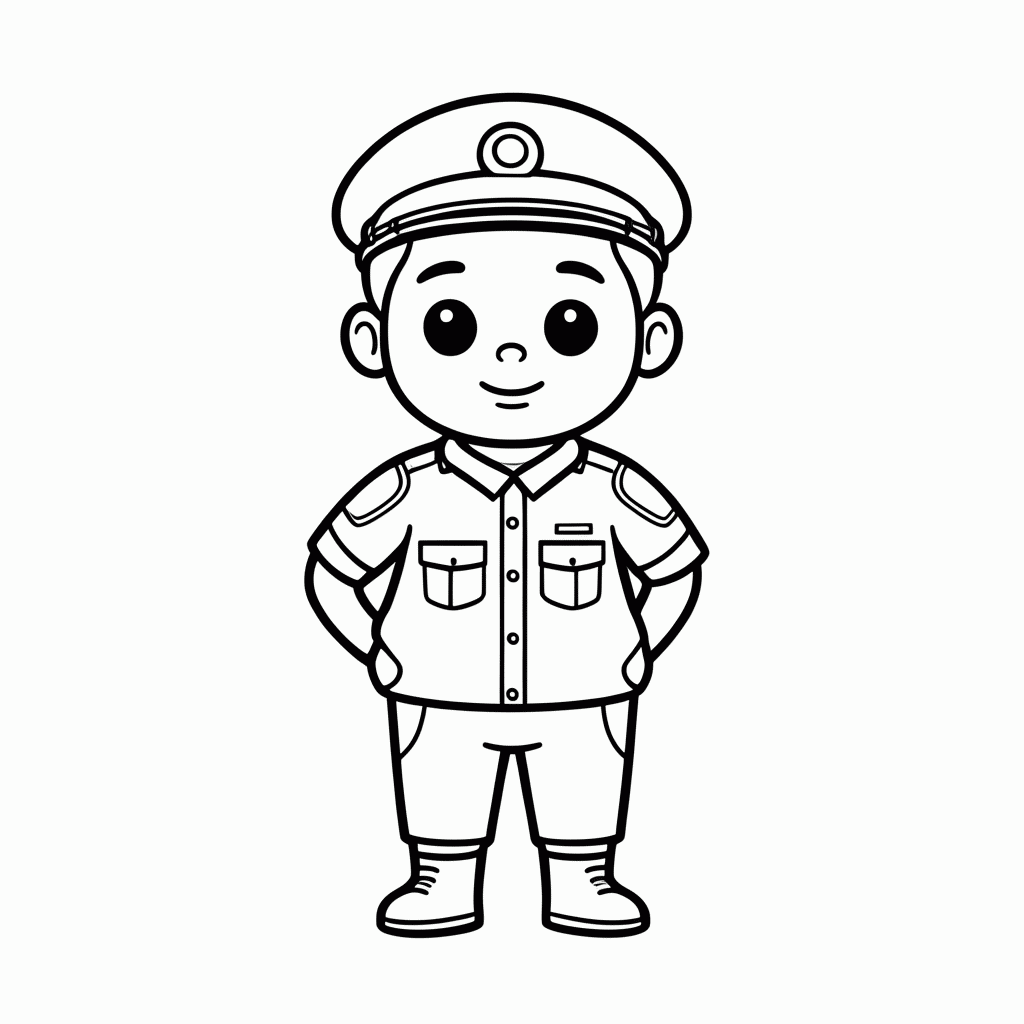 Desenho de James P Sullivan Uniforme para colorir e imprimir grátis em folha A4