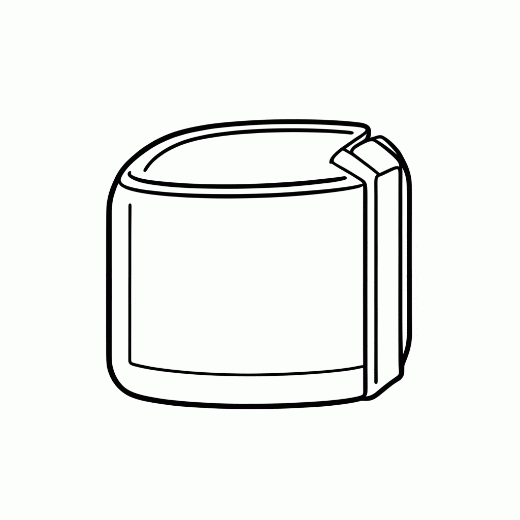 Desenho de Braçadeira de Capitão para colorir e imprimir grátis em folha A4