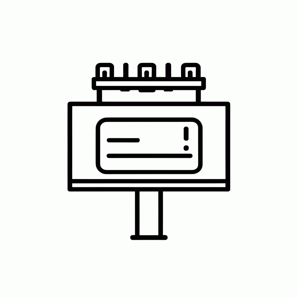 Desenho de Placar Eletrônico para colorir e imprimir grátis em folha A4