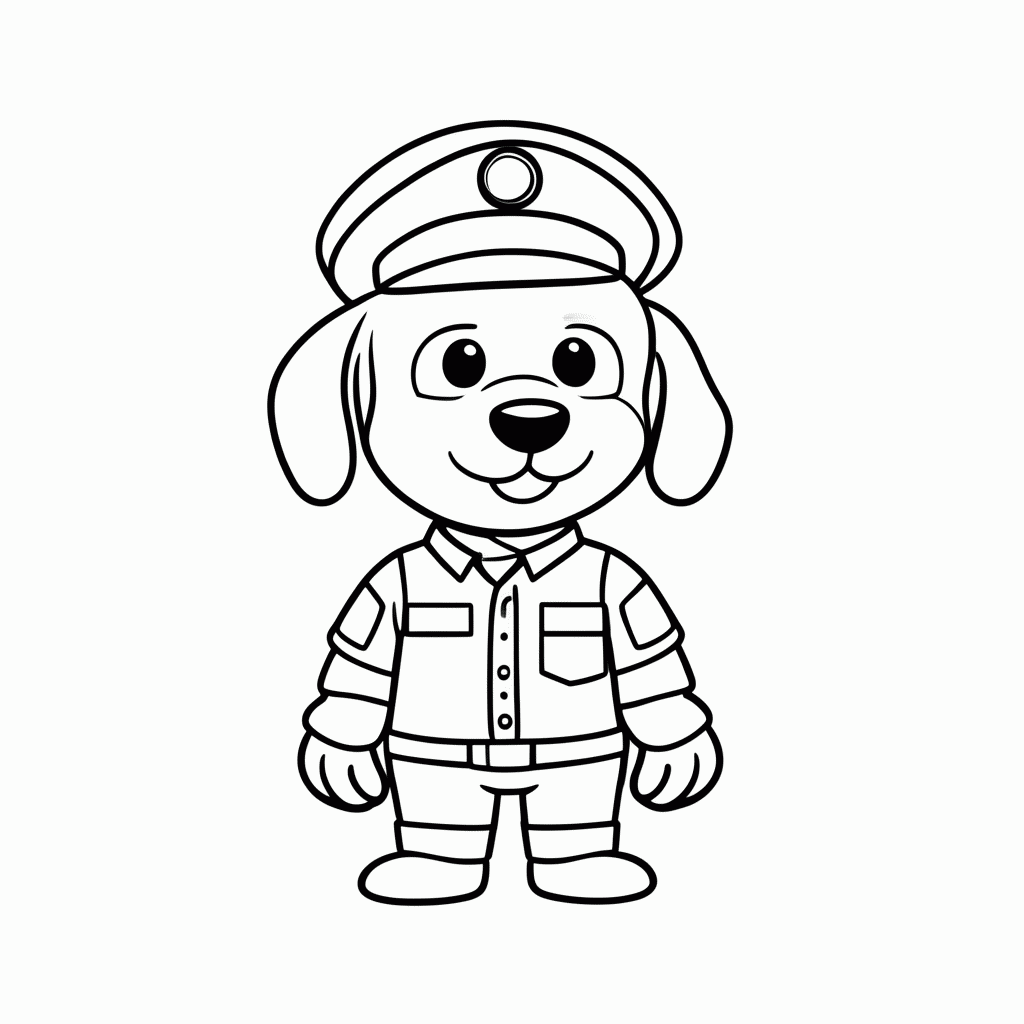 Desenho de Quartel General Patrulha para colorir e imprimir grátis em folha A4