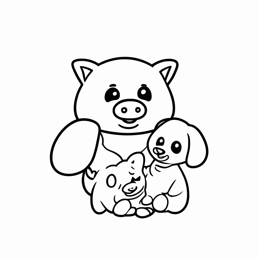 Desenho de Amigo Danny Cachorro para colorir e imprimir grátis em folha A4