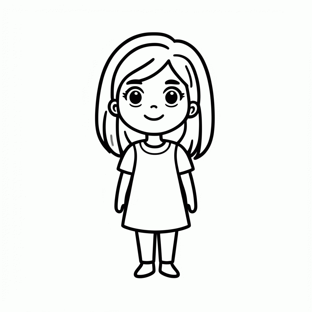 Desenho de Biba Castelo para colorir e imprimir grátis em folha A4