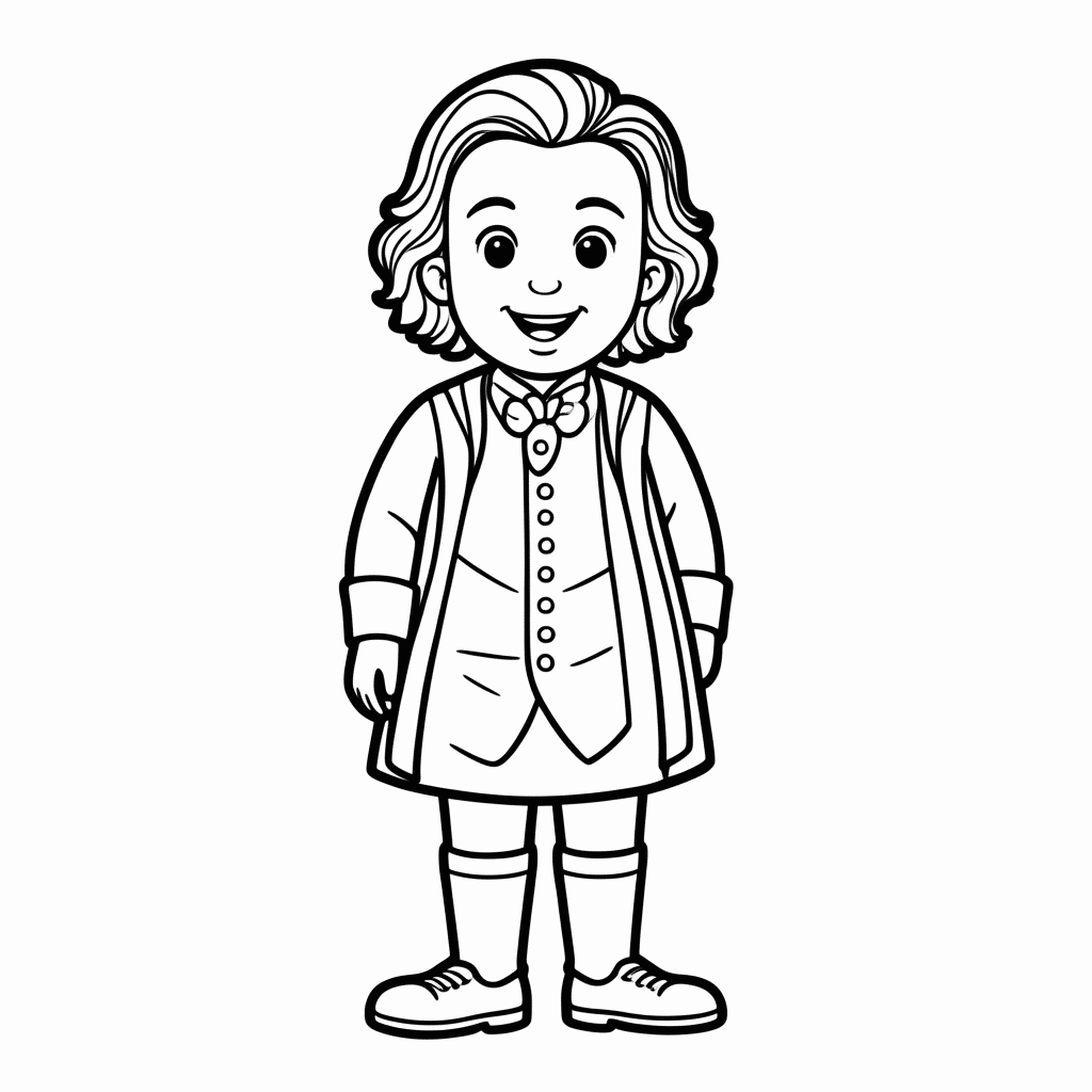 Desenho de William Shakespeare — Bardo Inglês para colorir e imprimir grátis em folha A4