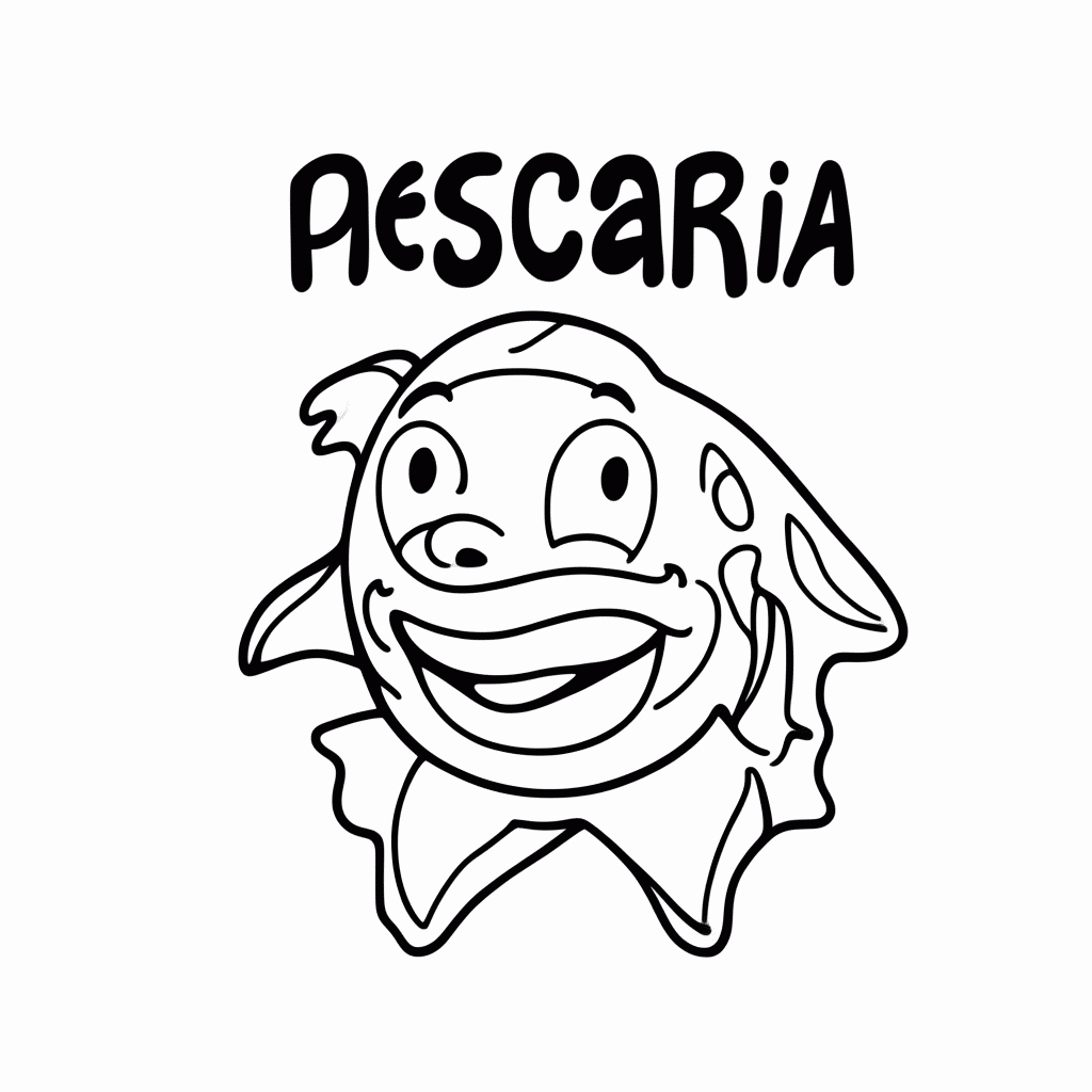 Desenho de Pescaria — Pescador para colorir e imprimir grátis em folha A4