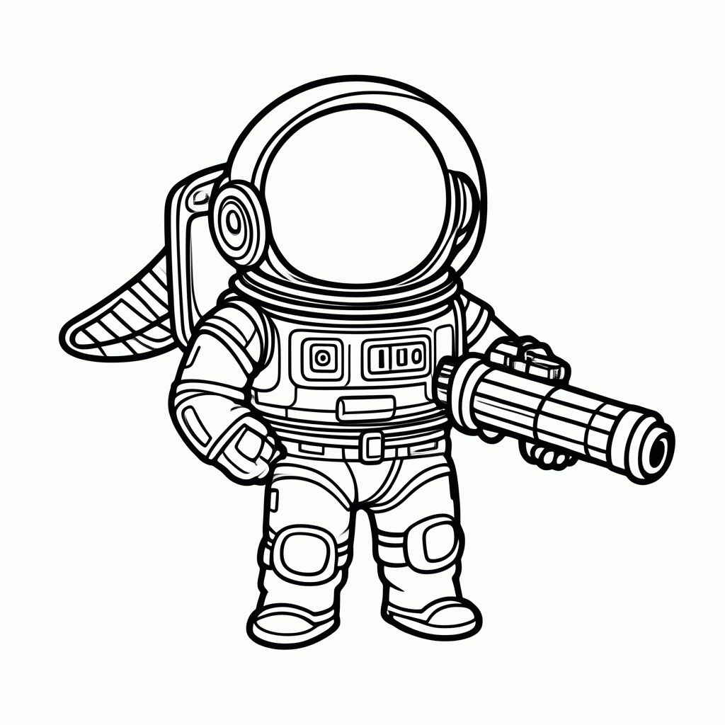 Desenho de Buzz Lightyear para colorir e imprimir grátis em folha A4