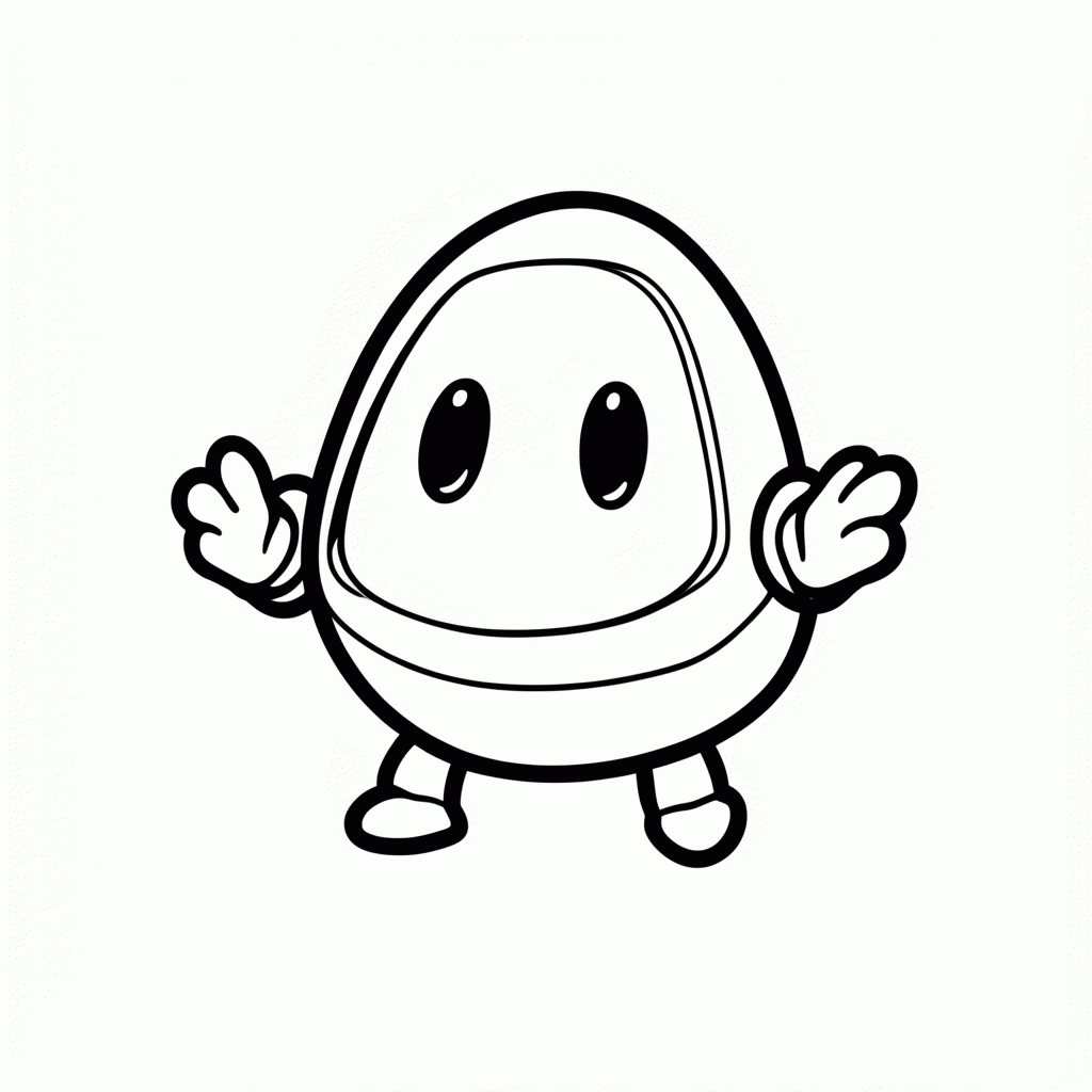 Desenho de Eve para colorir e imprimir grátis em folha A4