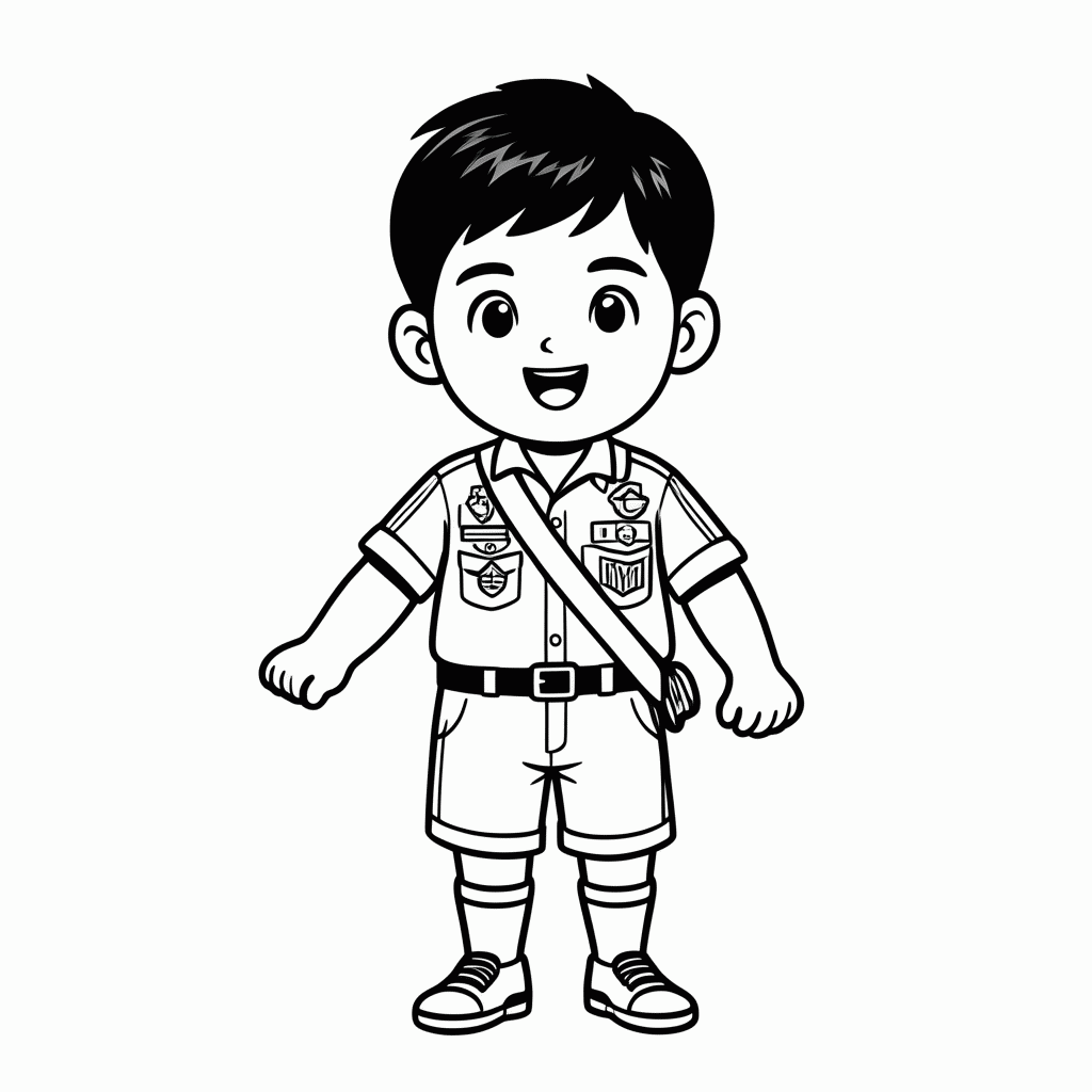 Desenho de Russell Up para colorir e imprimir grátis em folha A4