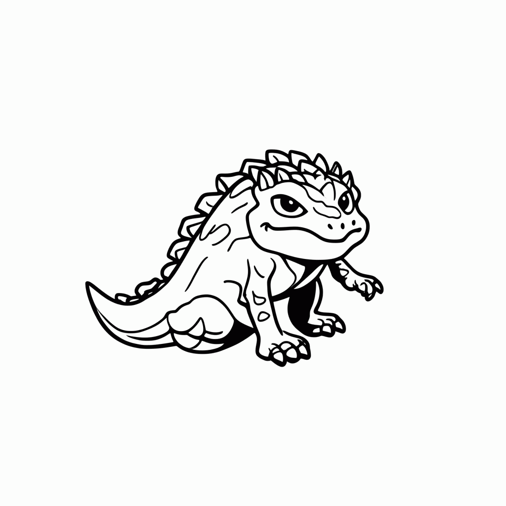 Desenho de Groudon Continente para colorir e imprimir grátis em folha A4