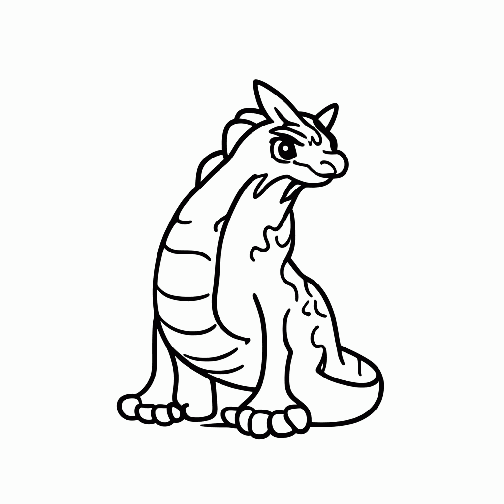 Desenho de Latios Azul para colorir e imprimir grátis em folha A4