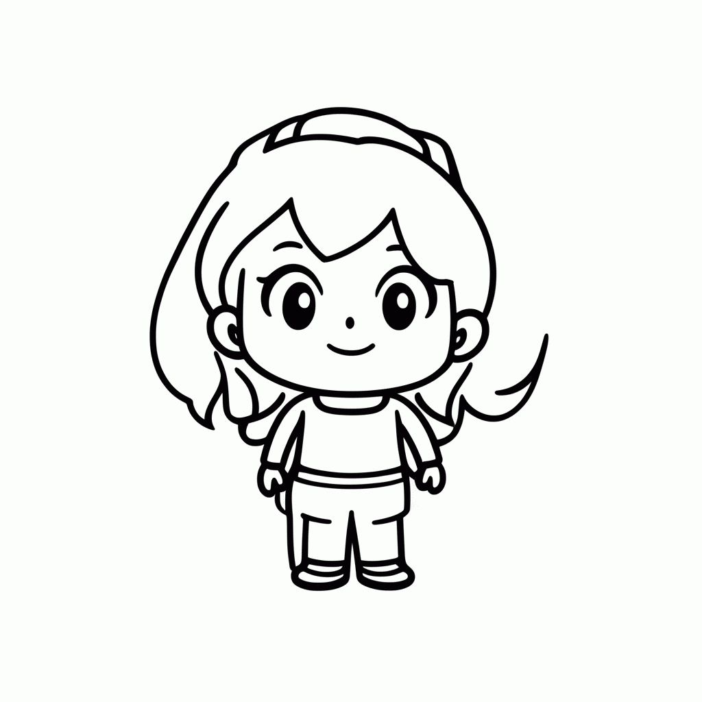 Desenho de Chloe Cerise para colorir e imprimir grátis em folha A4