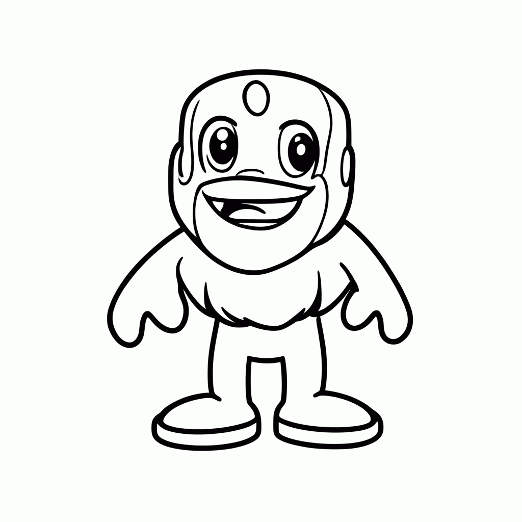 Desenho de Dawn Sinnoh para colorir e imprimir grátis em folha A4