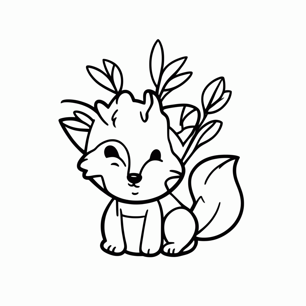 Desenho de Leafeon para colorir e imprimir grátis em folha A4