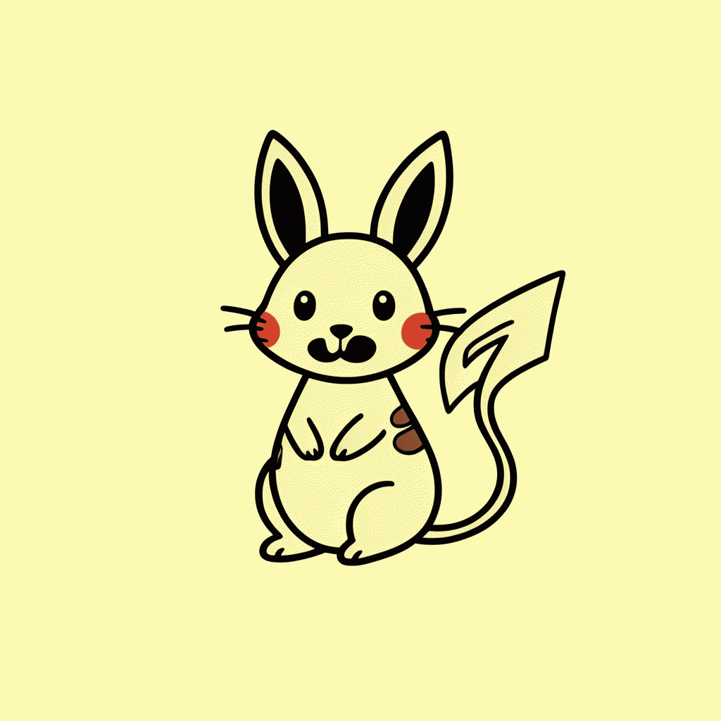 Desenho de Pikachu para colorir e imprimir grátis em folha A4