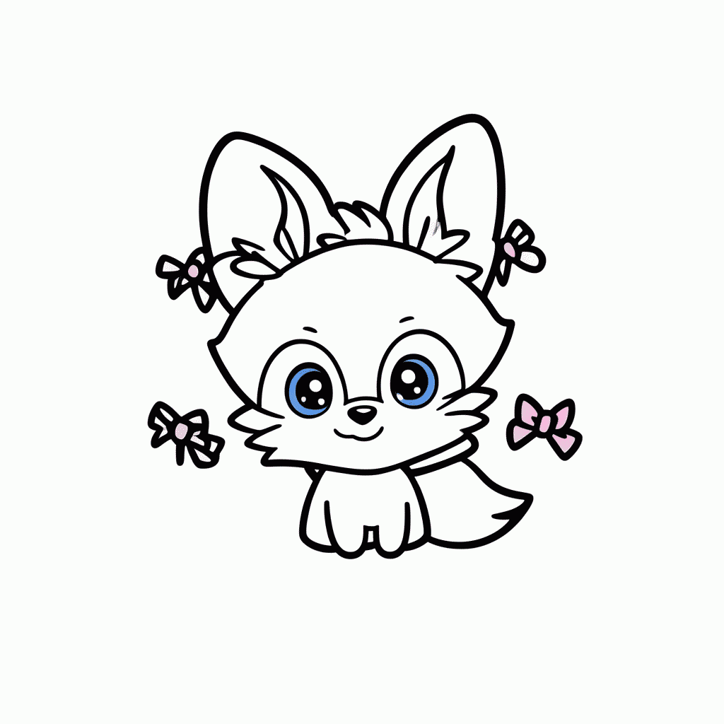Desenho de Sylveon para colorir e imprimir grátis em folha A4