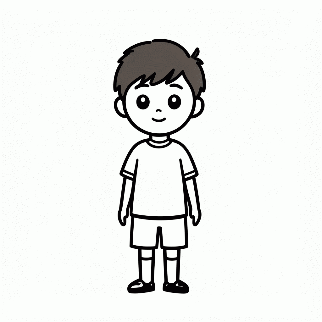 Desenho de Nicolas Irmao para colorir e imprimir grátis em folha A4