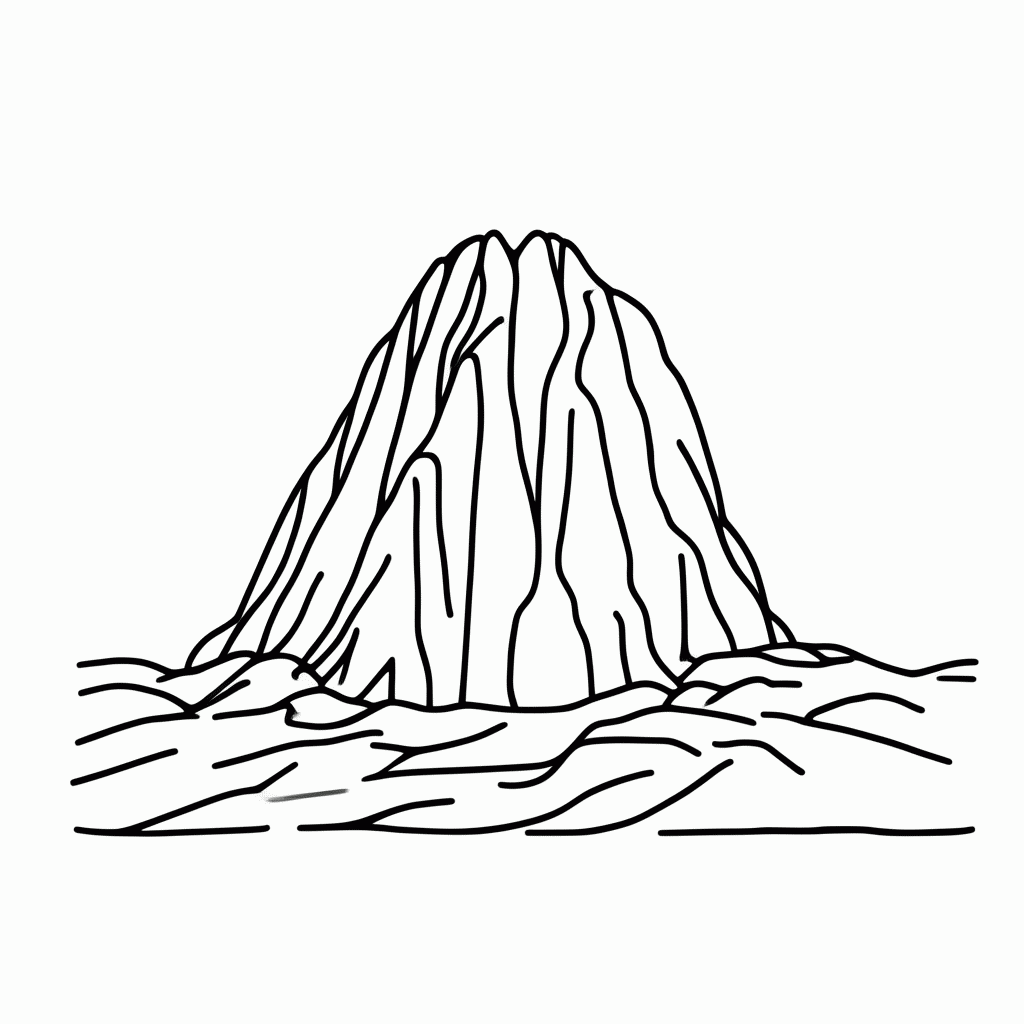 Desenho de Cidade De Pedra Chapada para colorir e imprimir grátis em folha A4