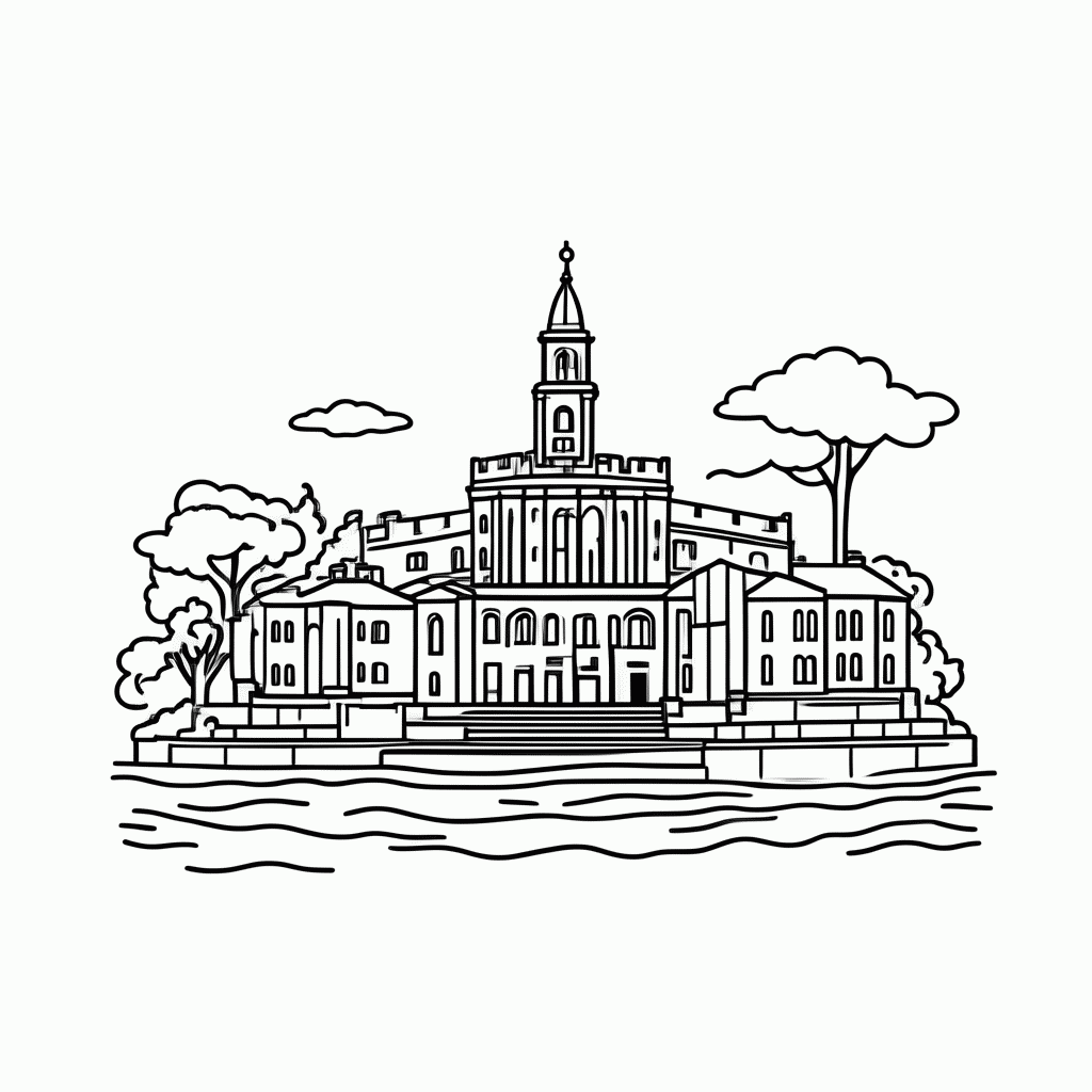 Desenho de Lagoa Do Abaete para colorir e imprimir grátis em folha A4