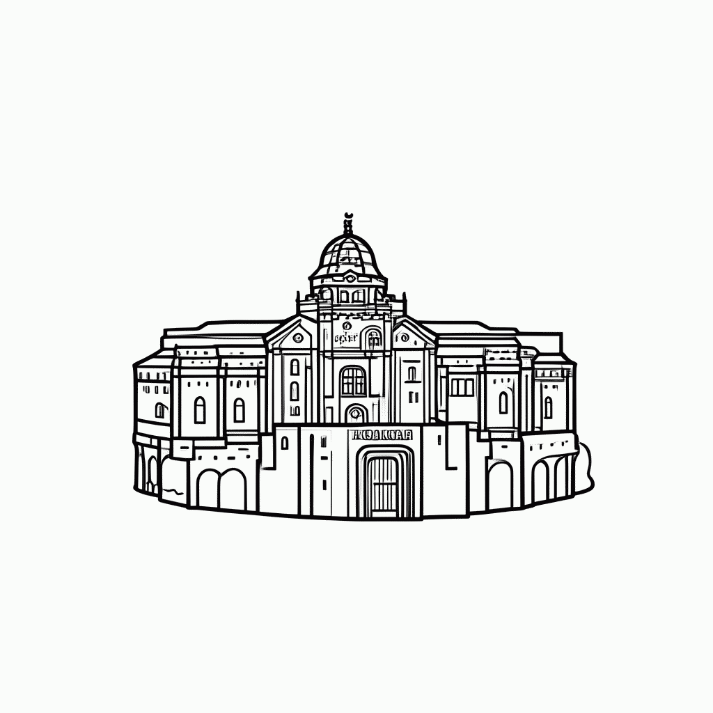 Desenho de Pao De Acucar Rio para colorir e imprimir grátis em folha A4