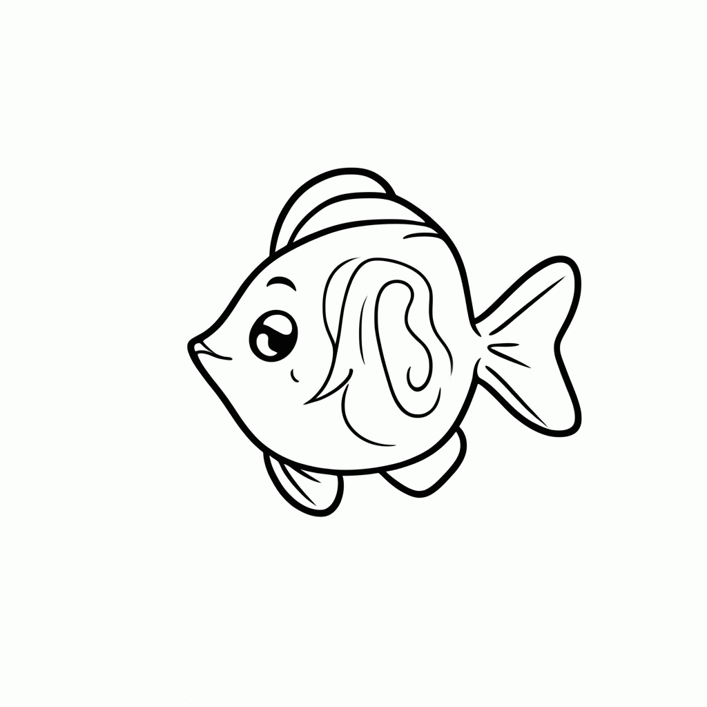 Desenho de Dory Peixe Azul Amiga para colorir e imprimir grátis em folha A4