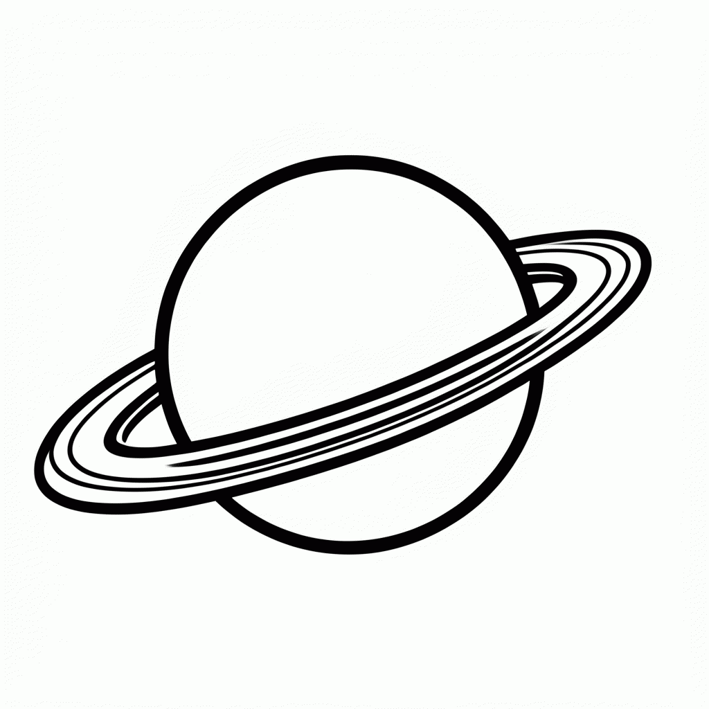 Desenho de Uranus Azul para colorir e imprimir grátis em folha A4