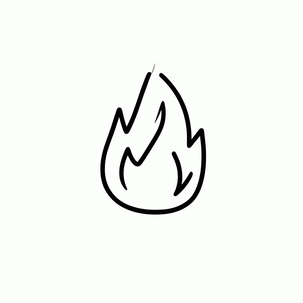 Desenho de Incendio Pequeno para colorir e imprimir grátis em folha A4