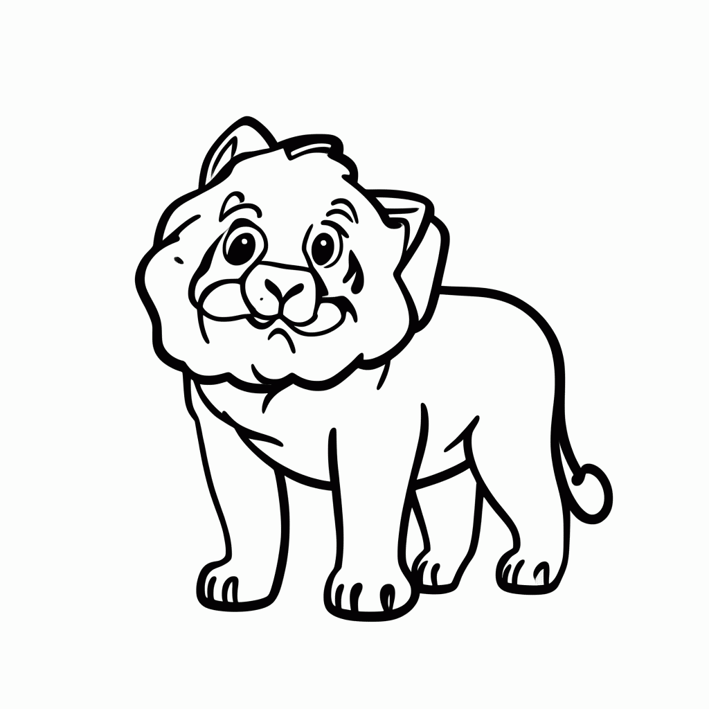 Desenho de Pumba Javali Amigo para colorir e imprimir grátis em folha A4