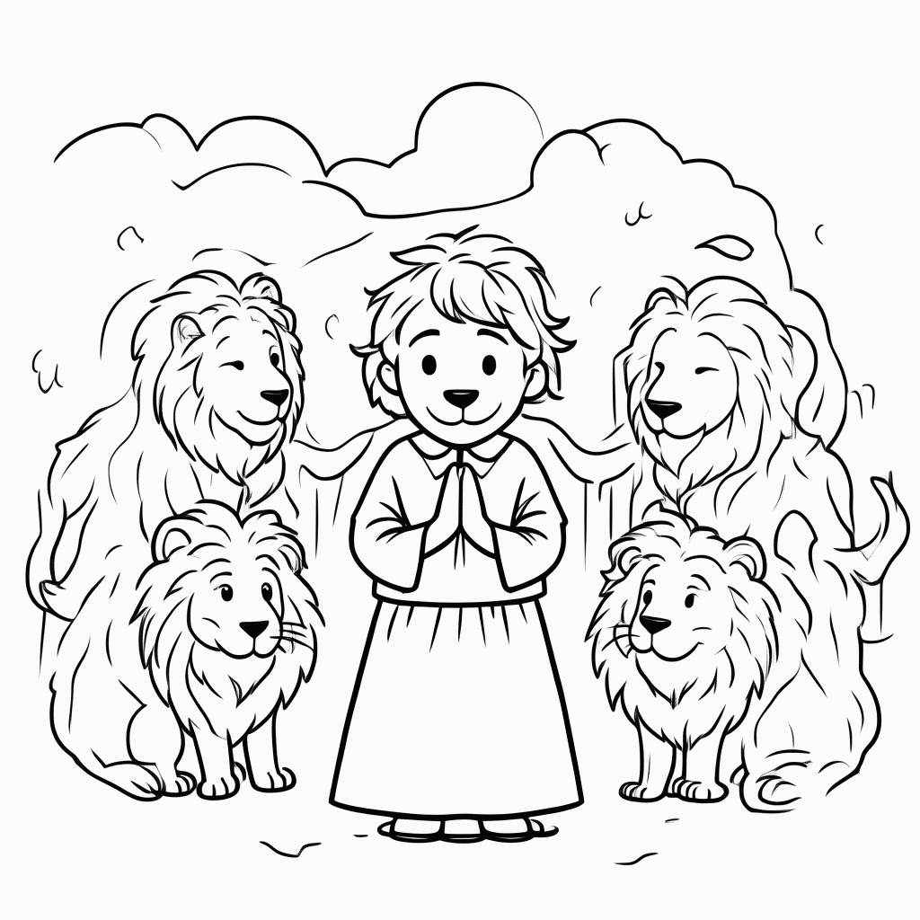 Desenho de Daniel Leoes para colorir e imprimir grátis em folha A4