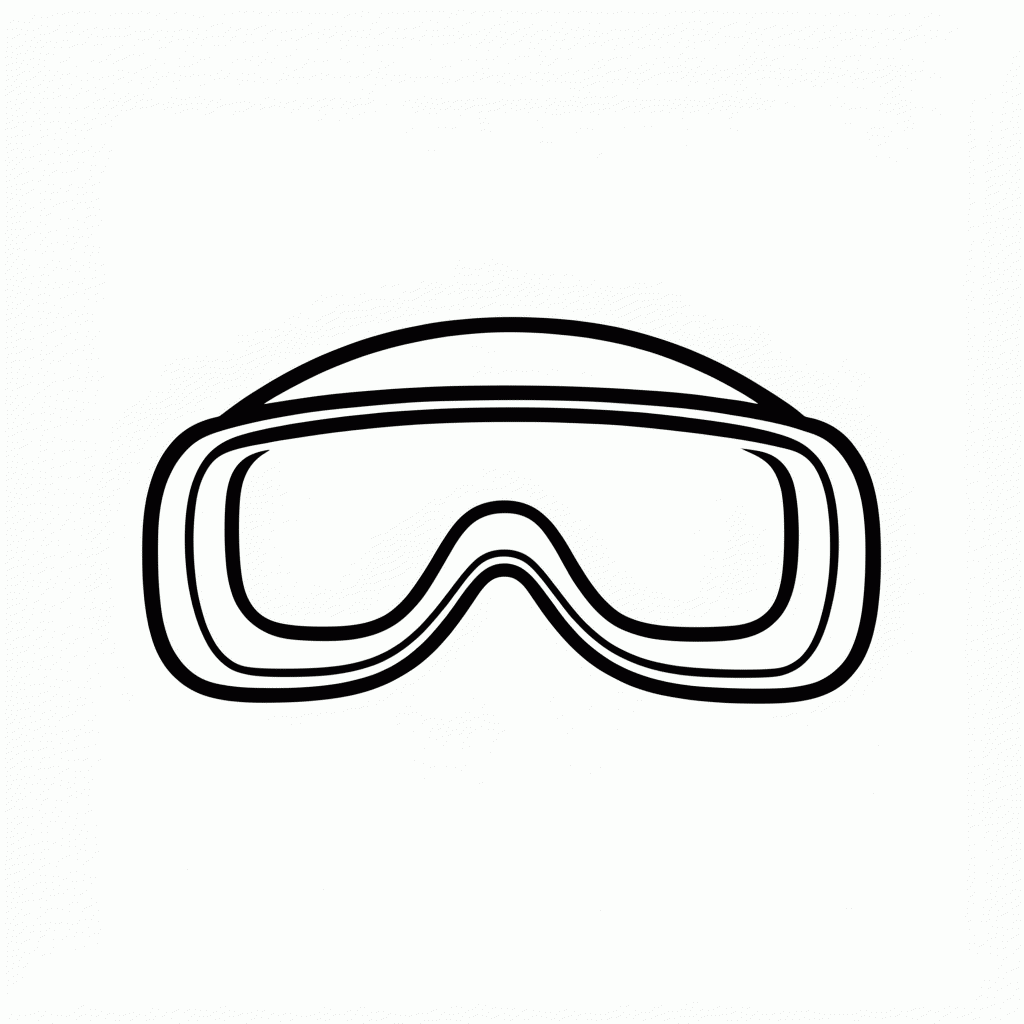 Desenho de Oculos Vr para colorir e imprimir grátis em folha A4