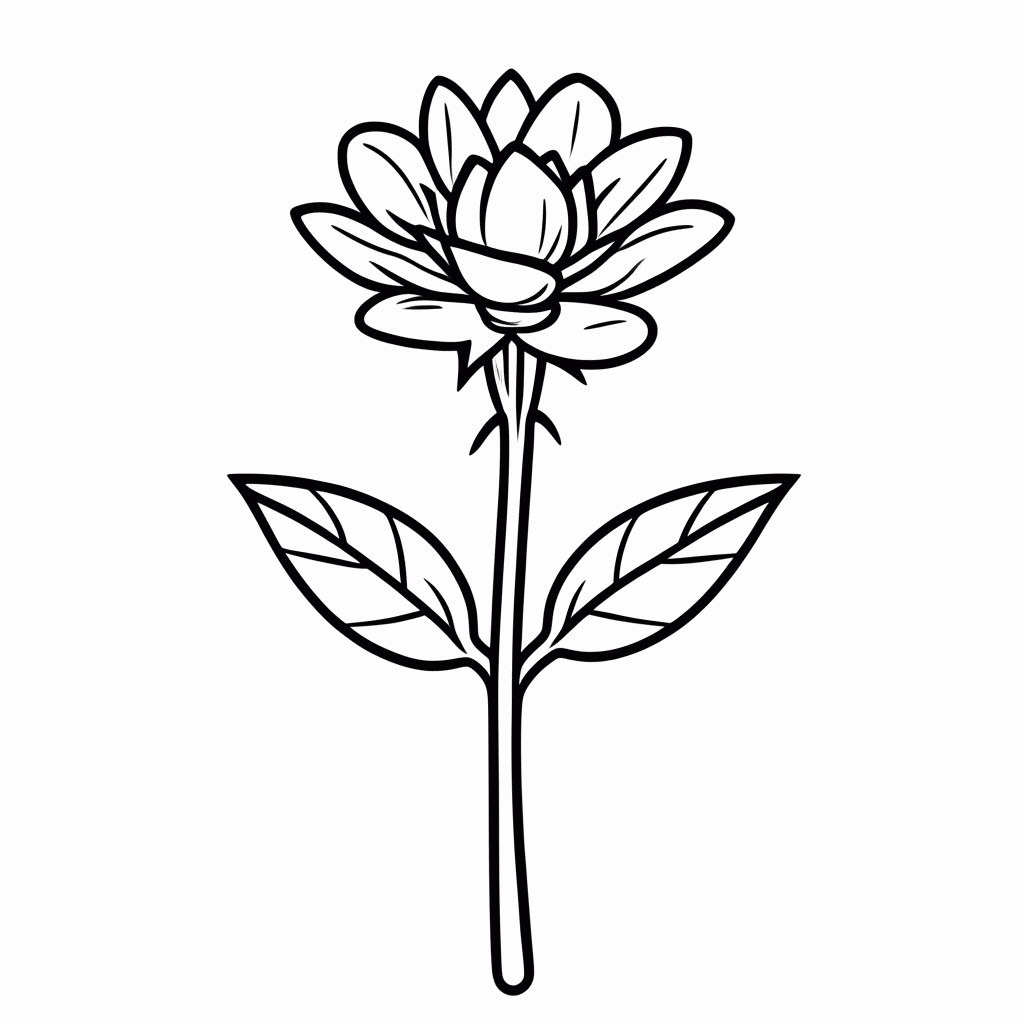 Desenho de Rosa Pesseguinho para colorir e imprimir grátis em folha A4