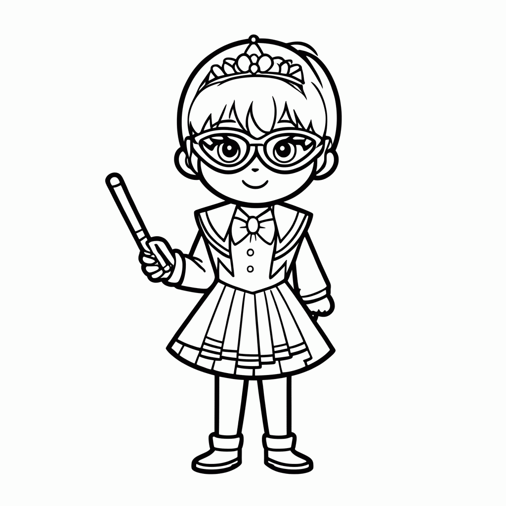 Desenho de Tuxedo Mask Cartola para colorir e imprimir grátis em folha A4