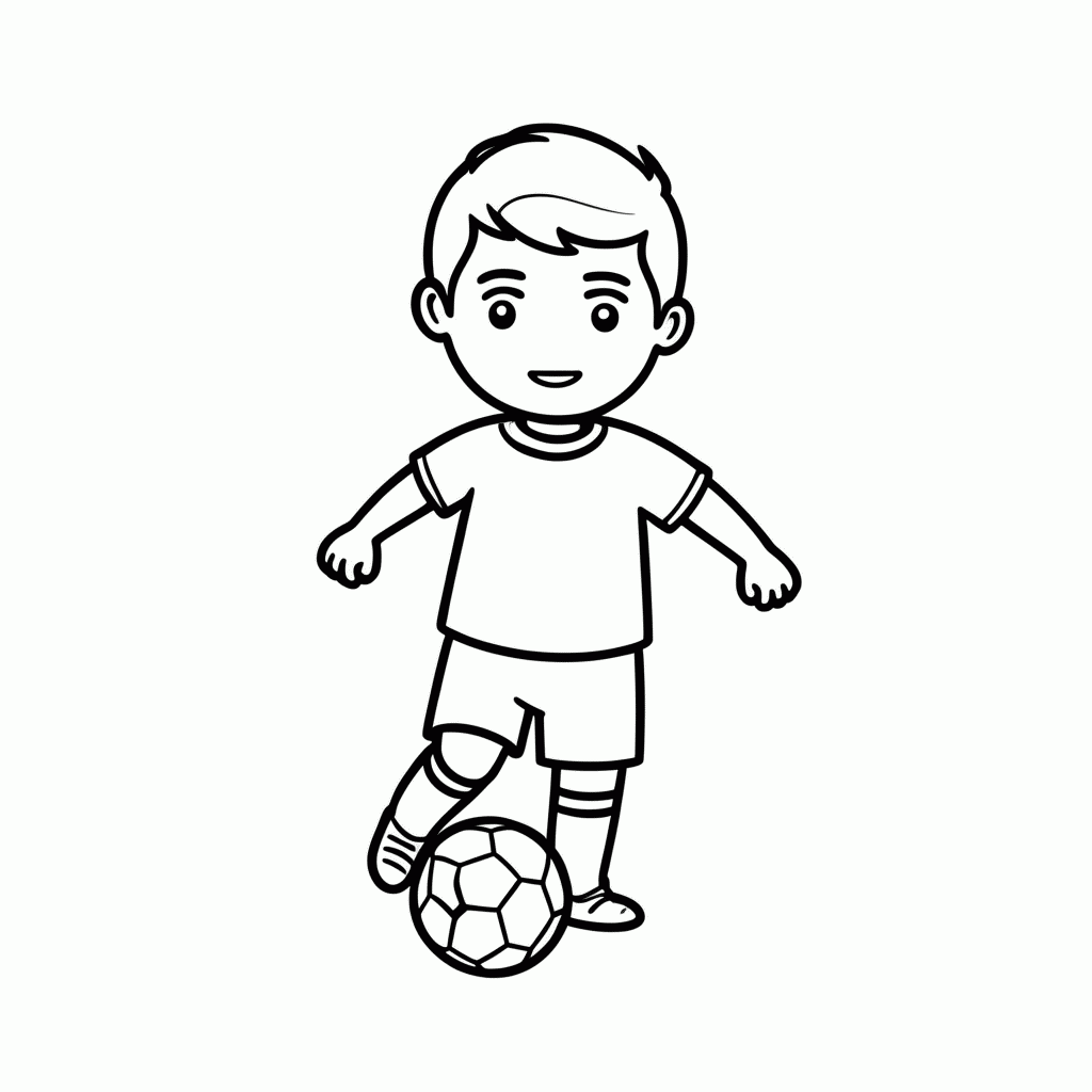 Desenho de Jamal Musiala (Alemanha) para colorir e imprimir grátis em folha A4